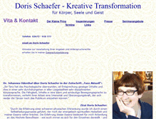 Tablet Screenshot of dorisschaefer.com